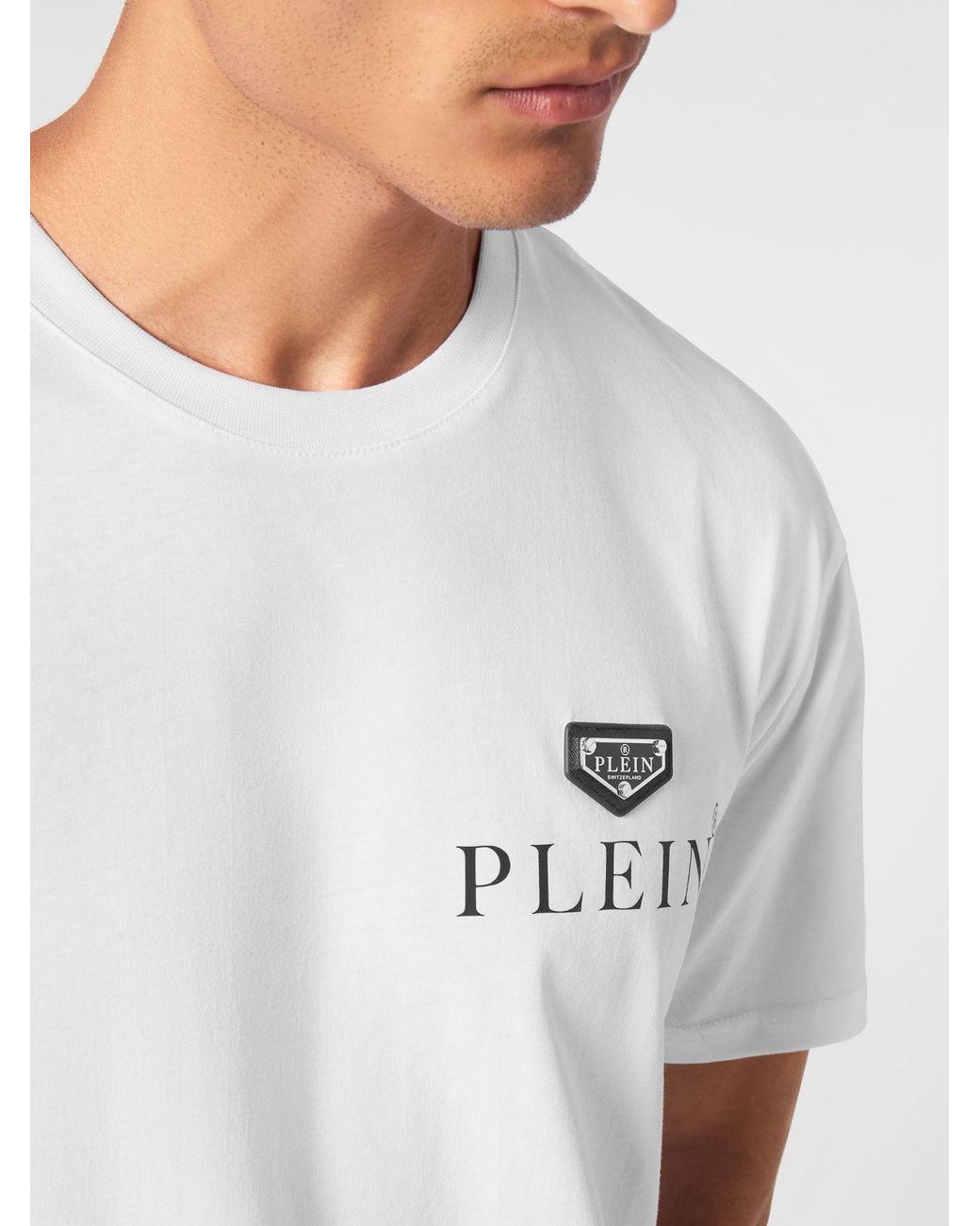 Philipp Plein White Crew Neck T-Shirt for men