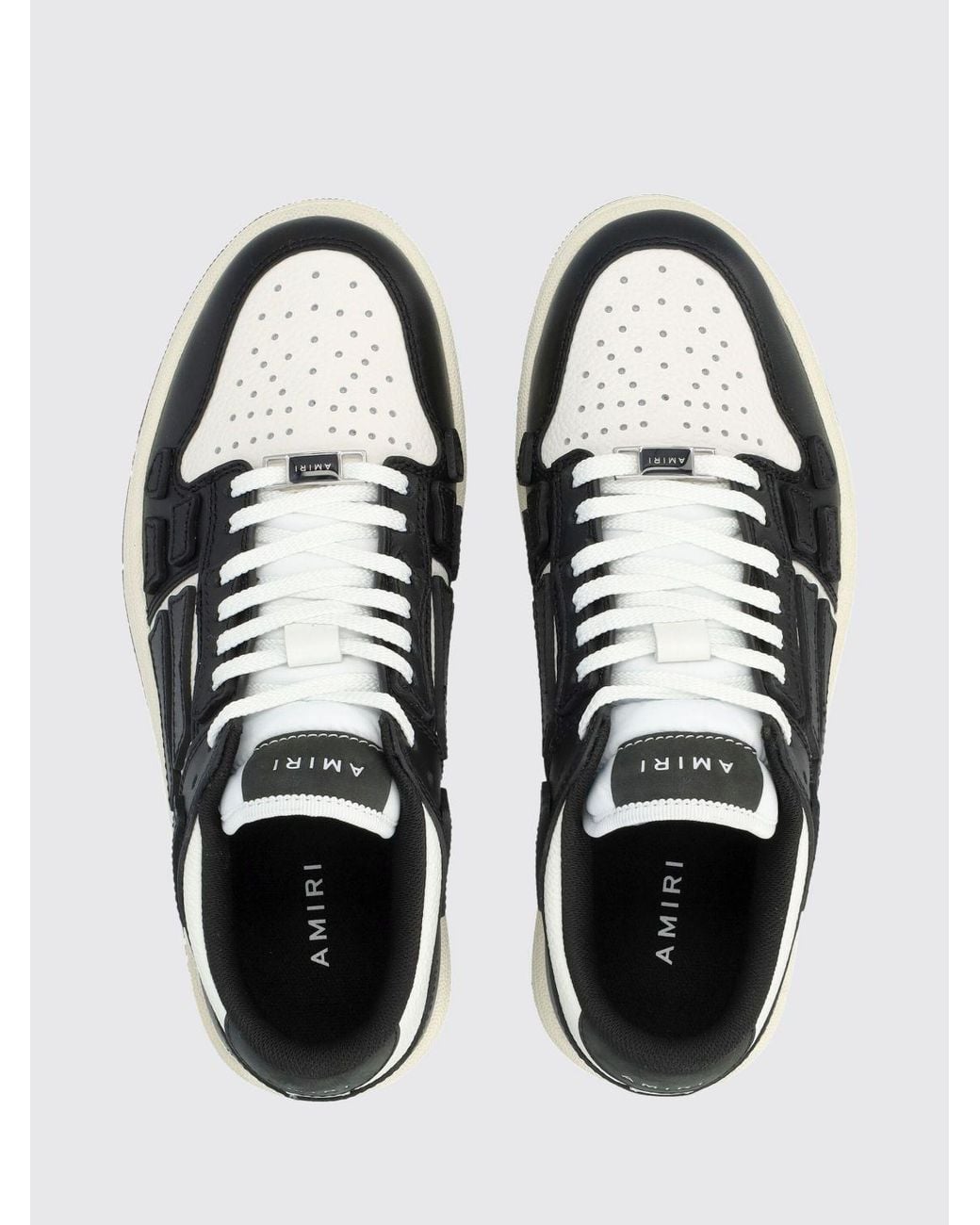 Amiri White Skel Low-Top Trainers