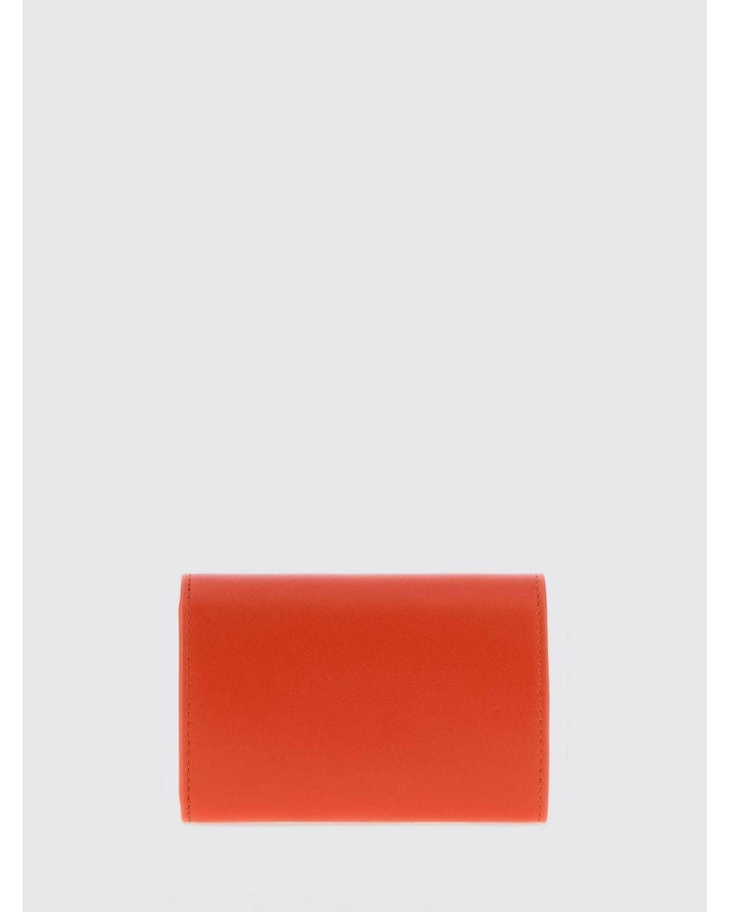Loewe Red Pebble Tri-Fold Wallet