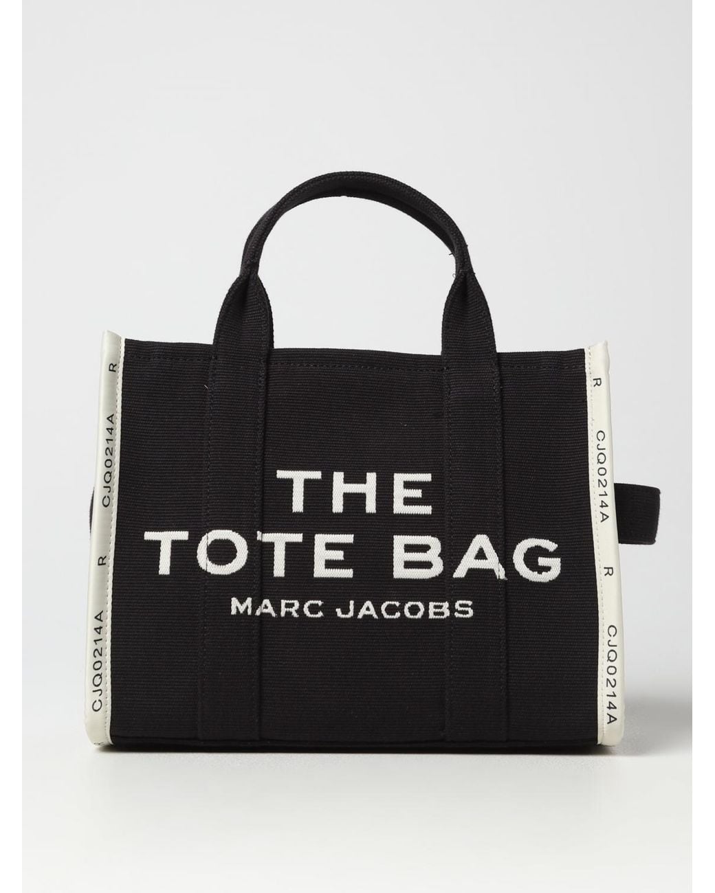 Marc Jacobs Black The Tote Bag Aus Canvas Mit Gesticktem Logo
