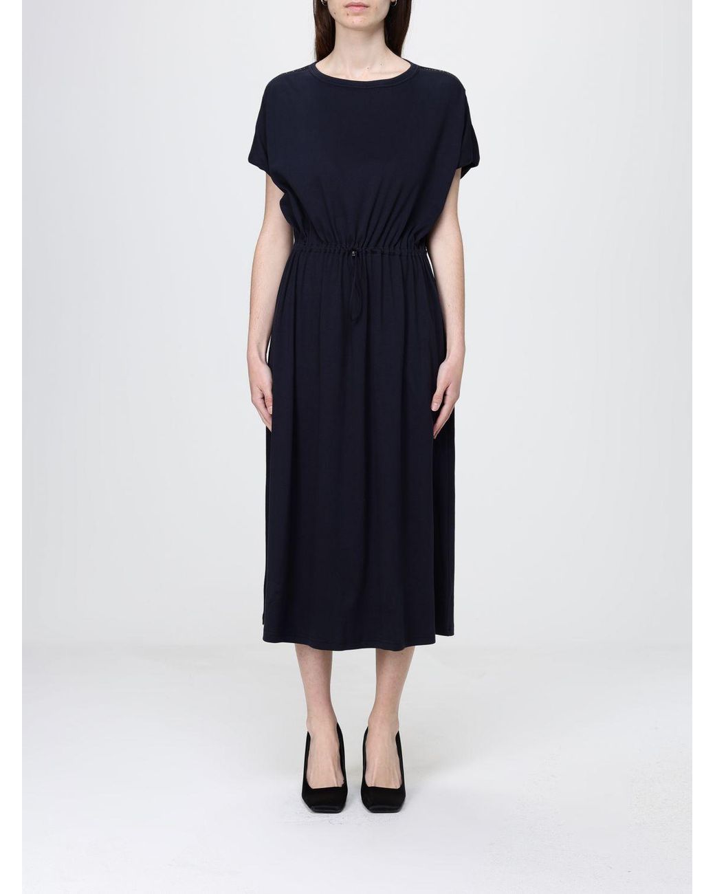 green emerald velvet dress Fabiana Filippi Navy Silk & Grey Knit Dress sz 4 l Michael's Luxury  Consignment  Michael's Consignment NYC