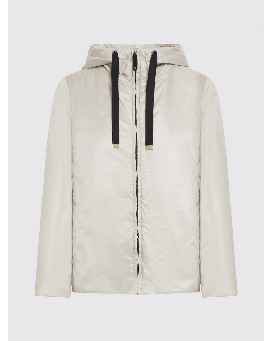 Max Mara Natural Greenh Hooded Nylon Raincoat