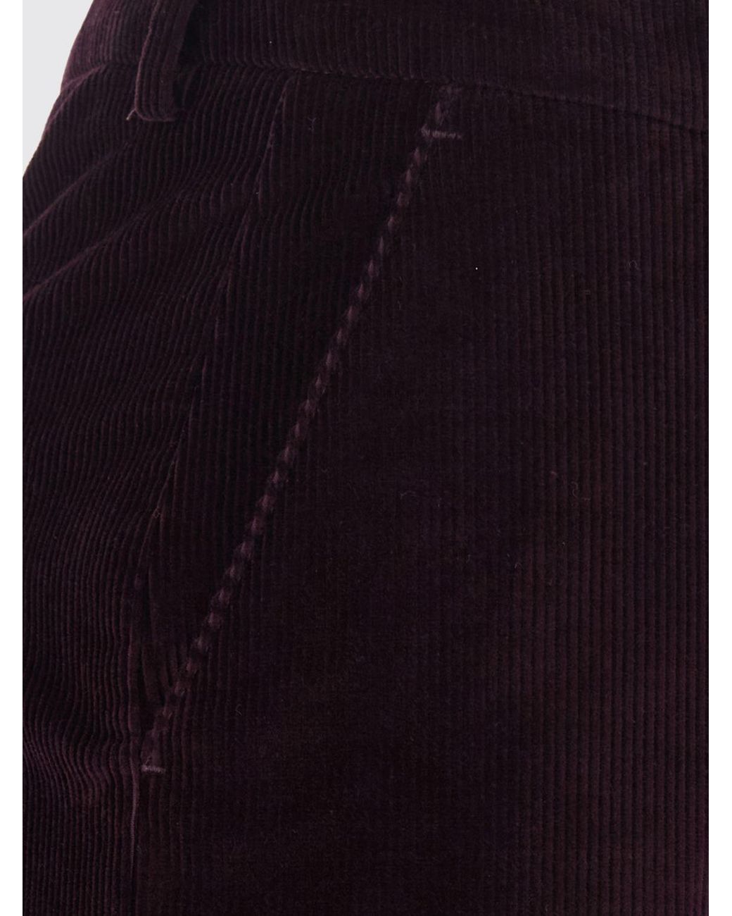 PT Torino Purple Flared Chino Trousers