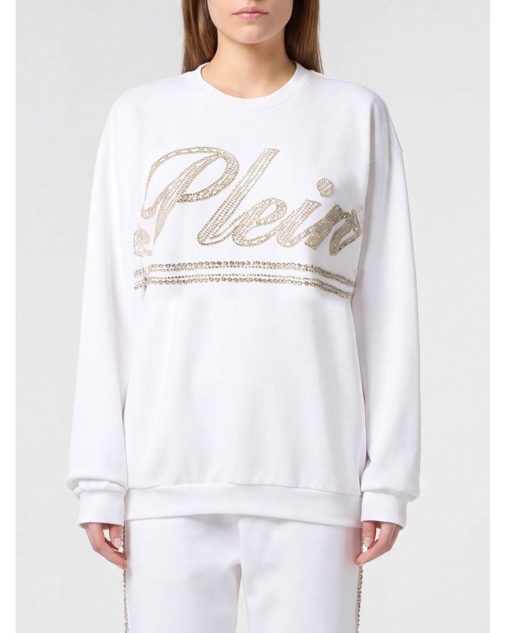 Philipp Plein White Sweatshirt