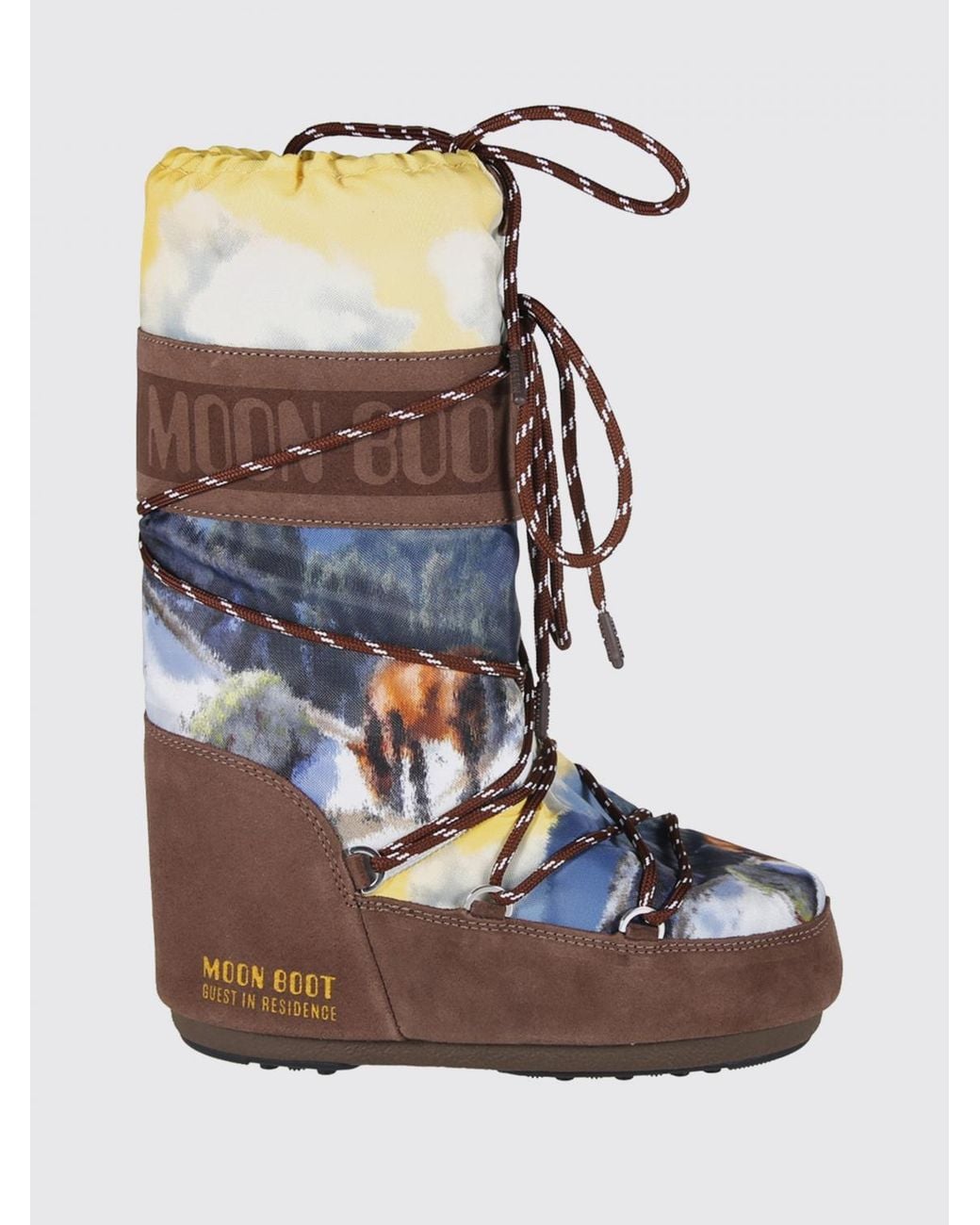 Bota De Nieve Icon Low Guest Moon Boot de color Blue