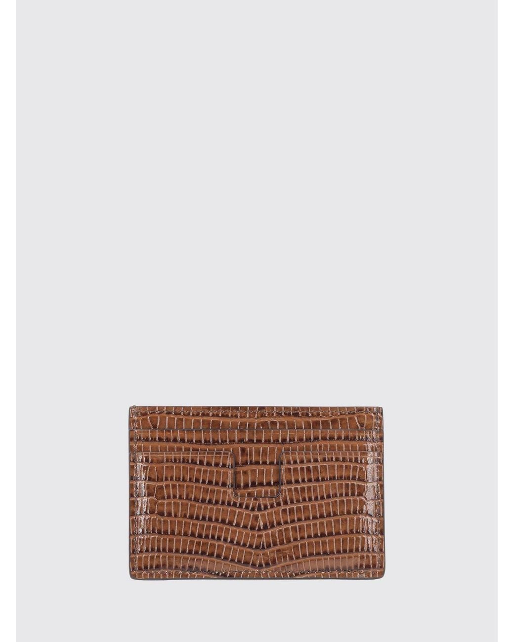 Portacarte di Tom Ford in Brown da Uomo