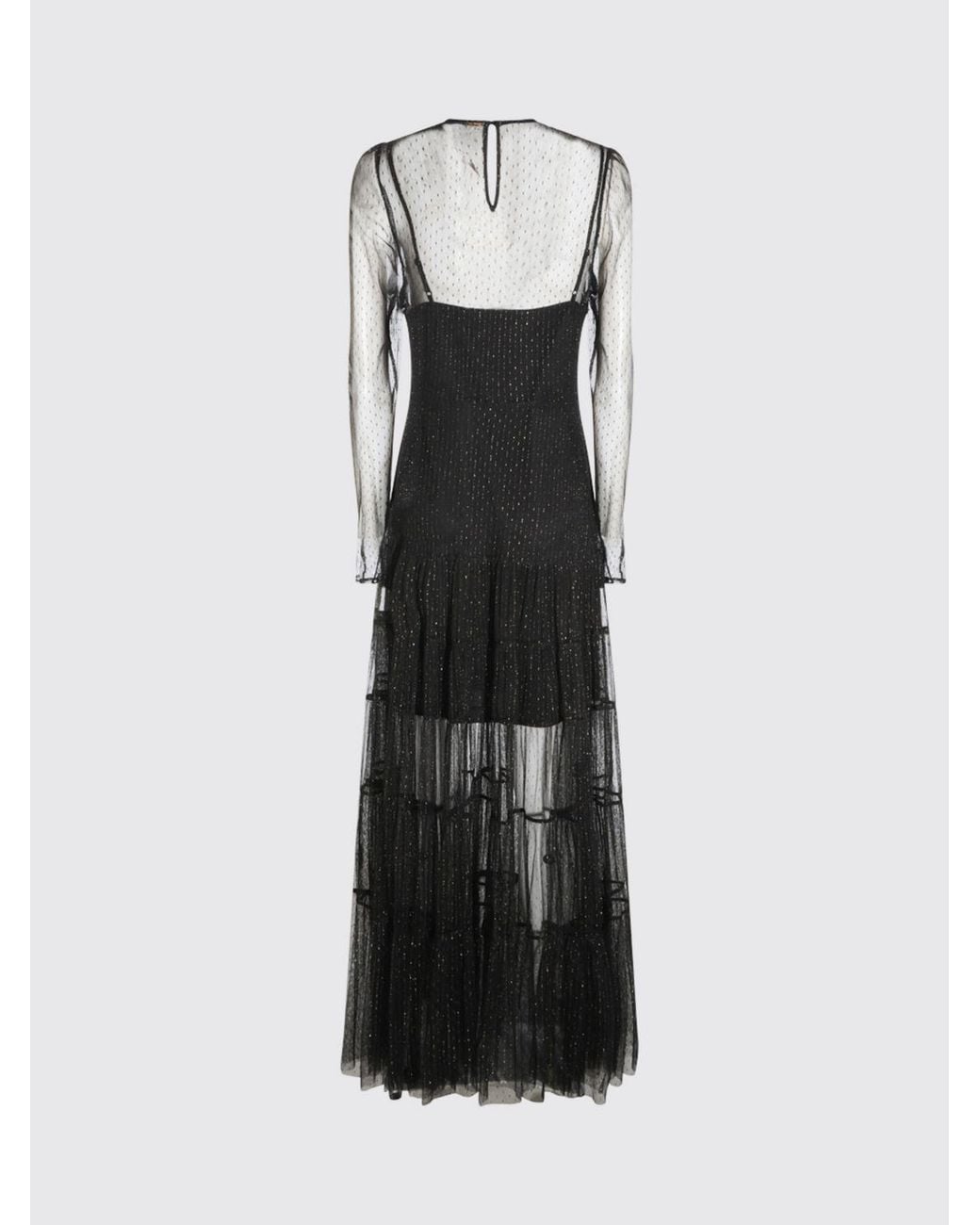 Twinset Black Long Evening Gown