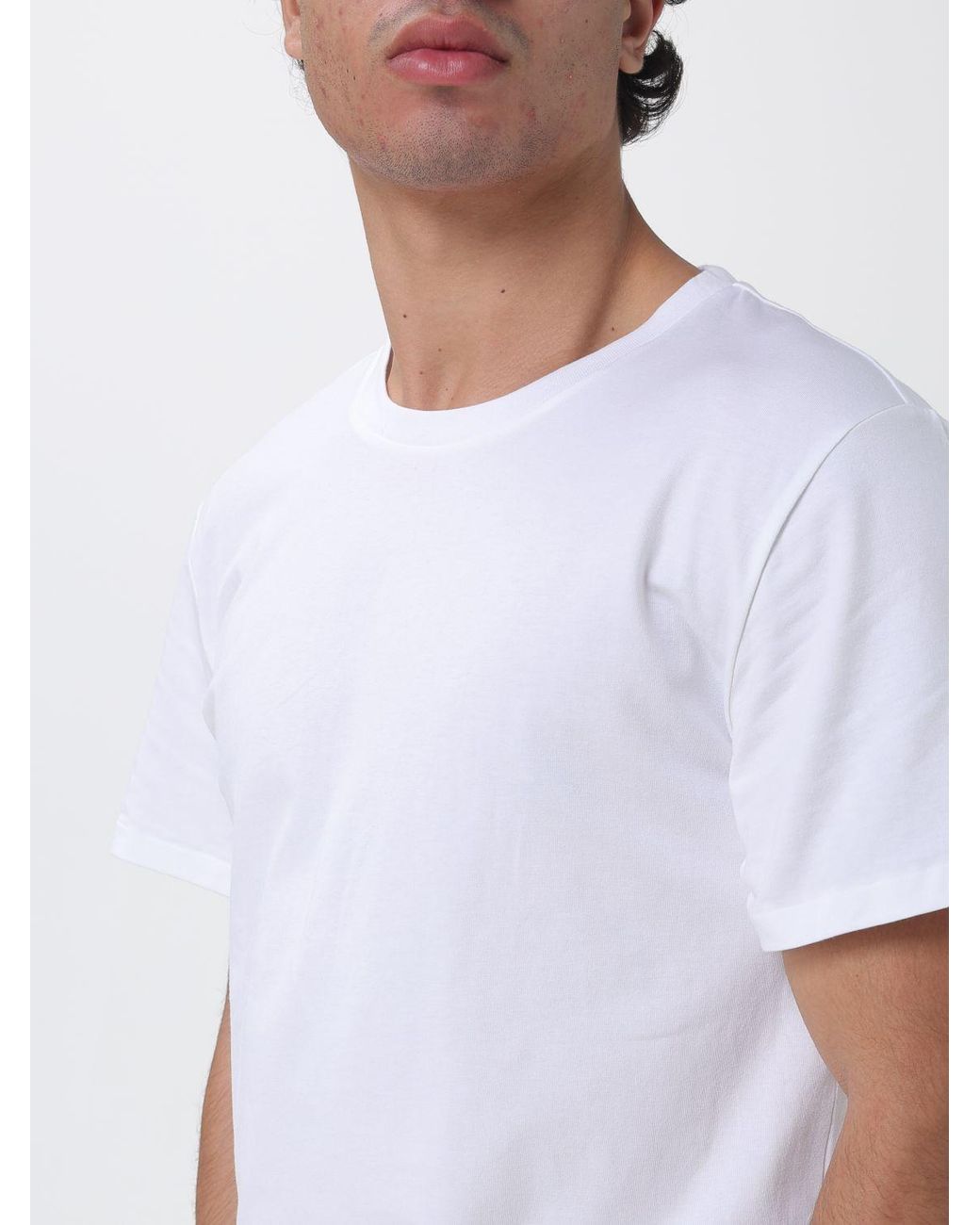 Polo Ralph Lauren White Set Of Two Stretch Cotton Crew-Neck T-Shirts for men