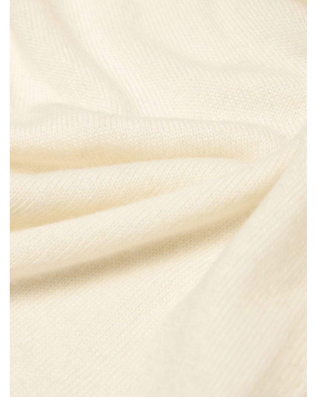 Peuterey Natural Solid Colour Wool And Cashmere Blend Scarf for men