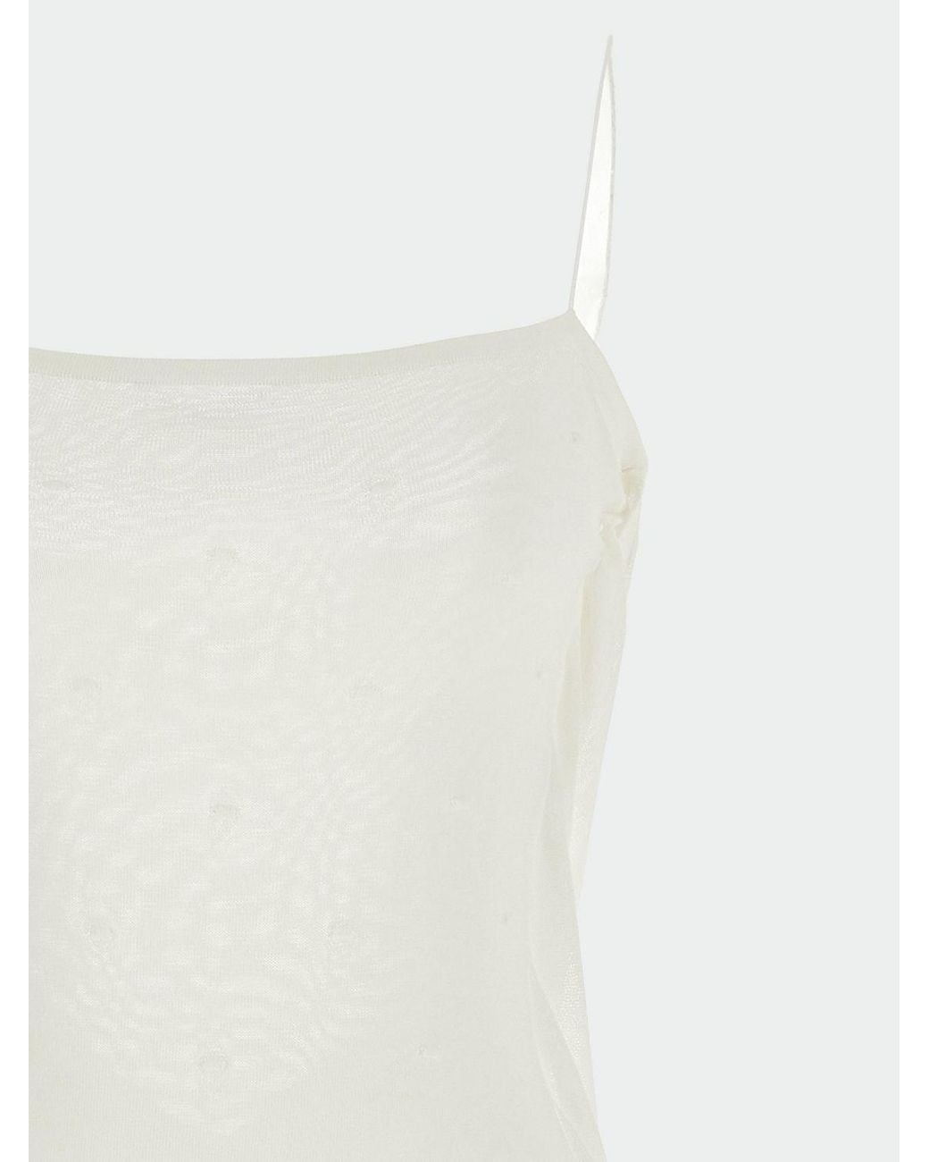 Jacquemus White Viscose Dress