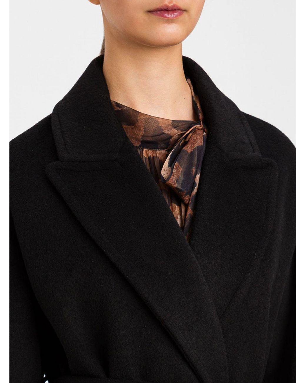 Twinset Black Robe Coat