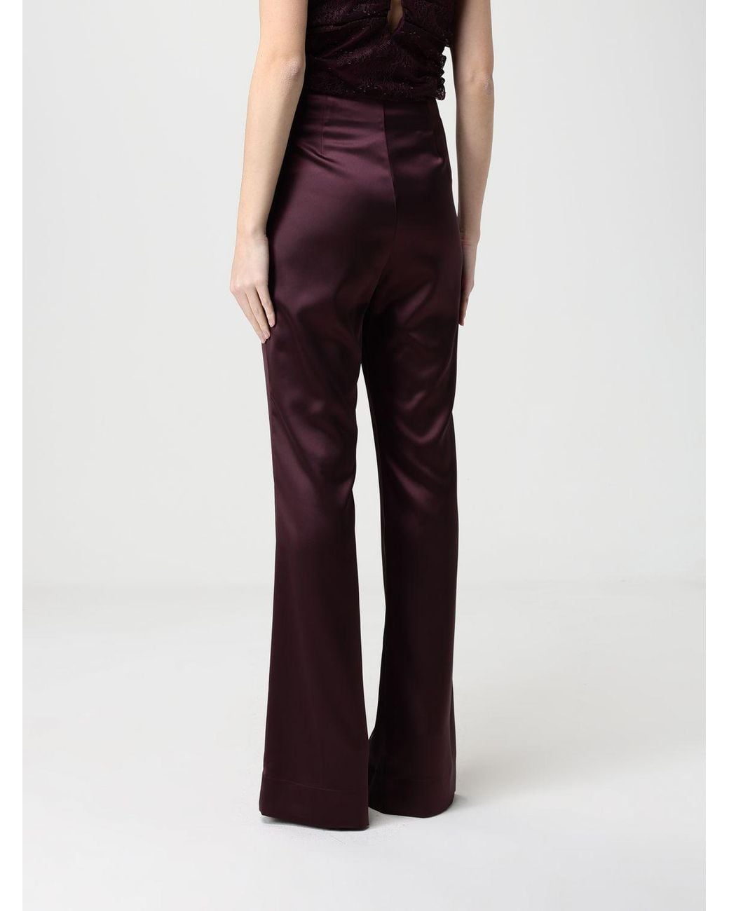 Pinko Satin Flared Trousers