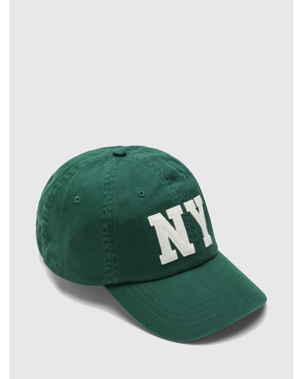Polo Ralph Lauren Green Embroidered Logo And Slogan Cotton Baseball Cap for men