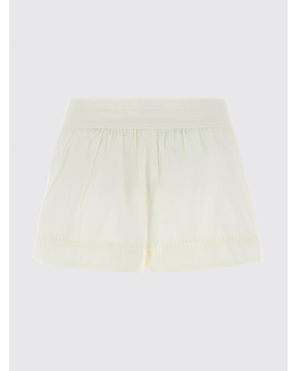 Isabel Marant White Cybila Cotton Shorts