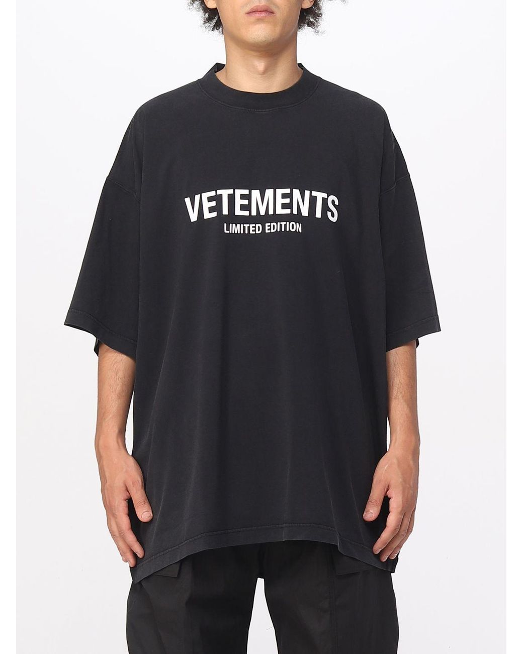 Vetements T-shirt in Black for Men | Lyst