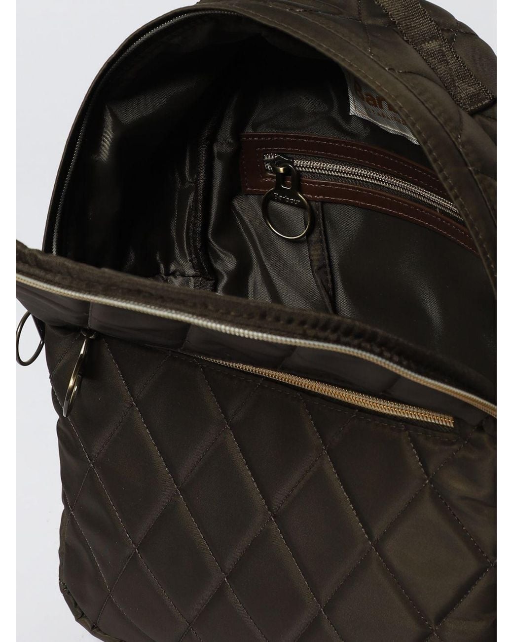 Barbour Black Backpack