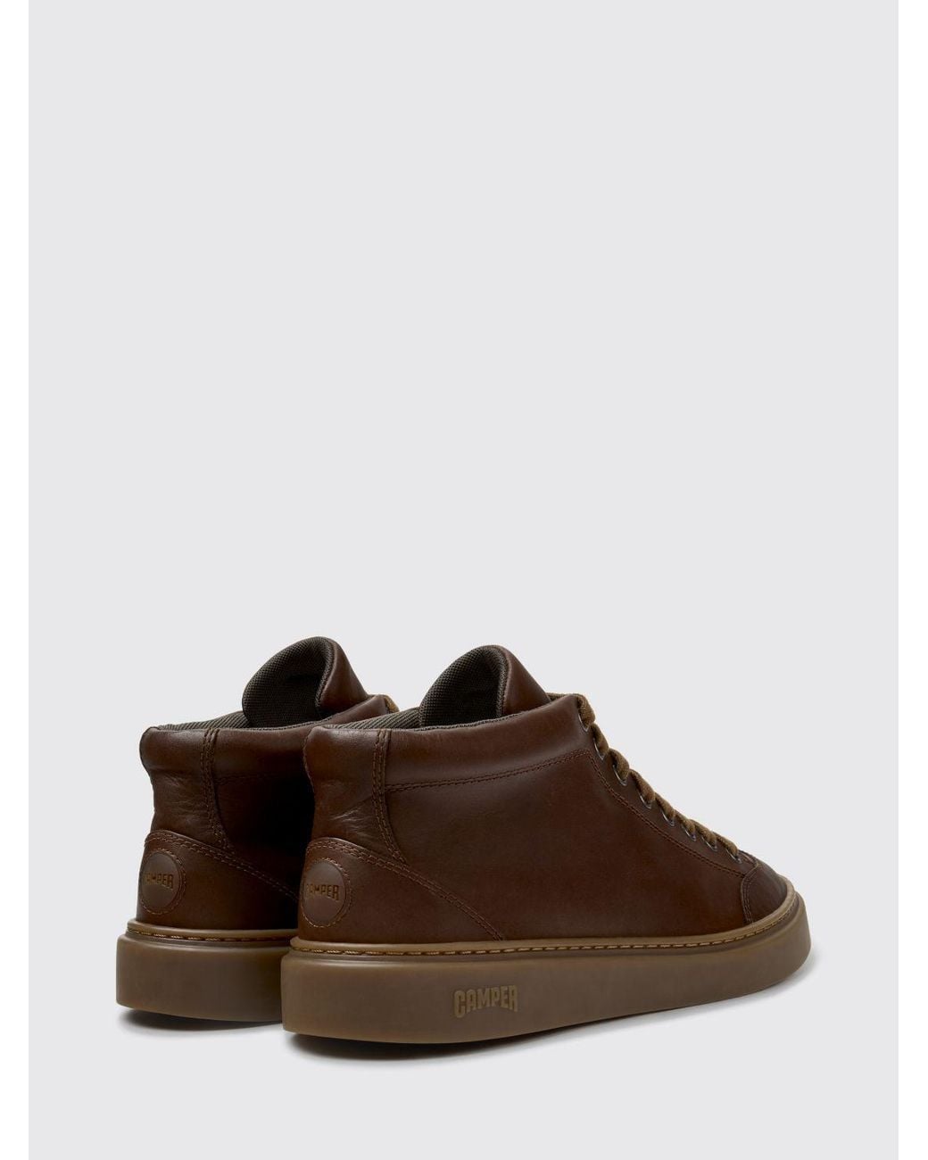 Camper Runner Twentyfive Mid-Top-Sneaker Aus Glattleder Mit Gepolstertem Knöchel in Brown für Herren