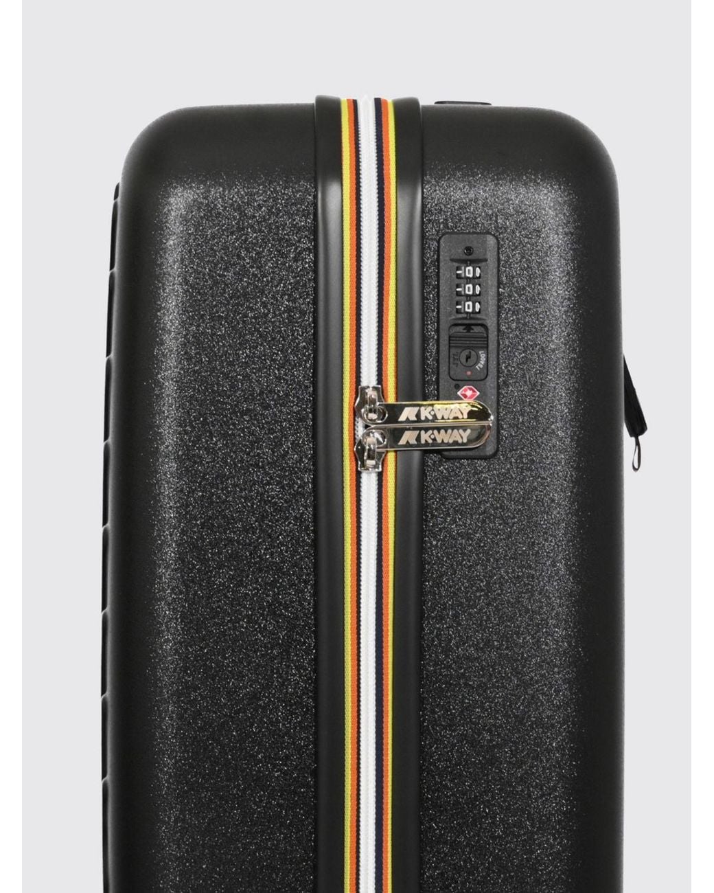 K-Way Black Eudoxie Hardshell Cabin Trolley for men