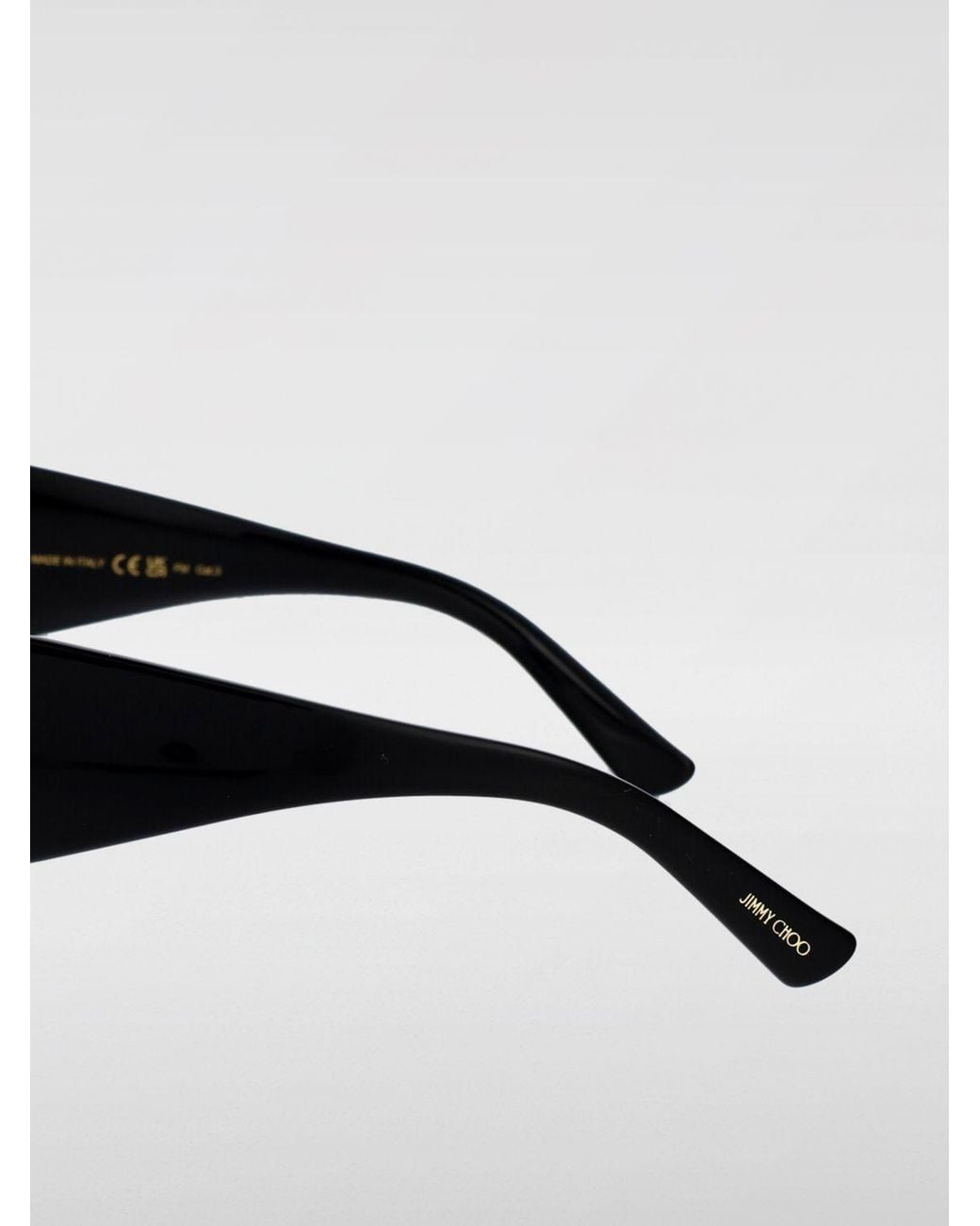 Jimmy Choo Black Nena/S Acetate Sunglasses