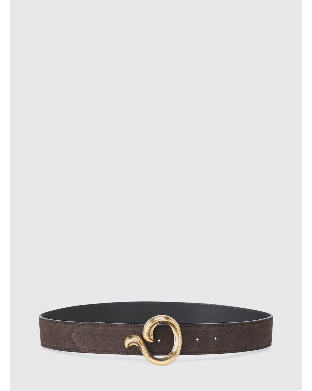 Etro White Adjustable Suede Calfskin Leather Belt With Metal Buckle