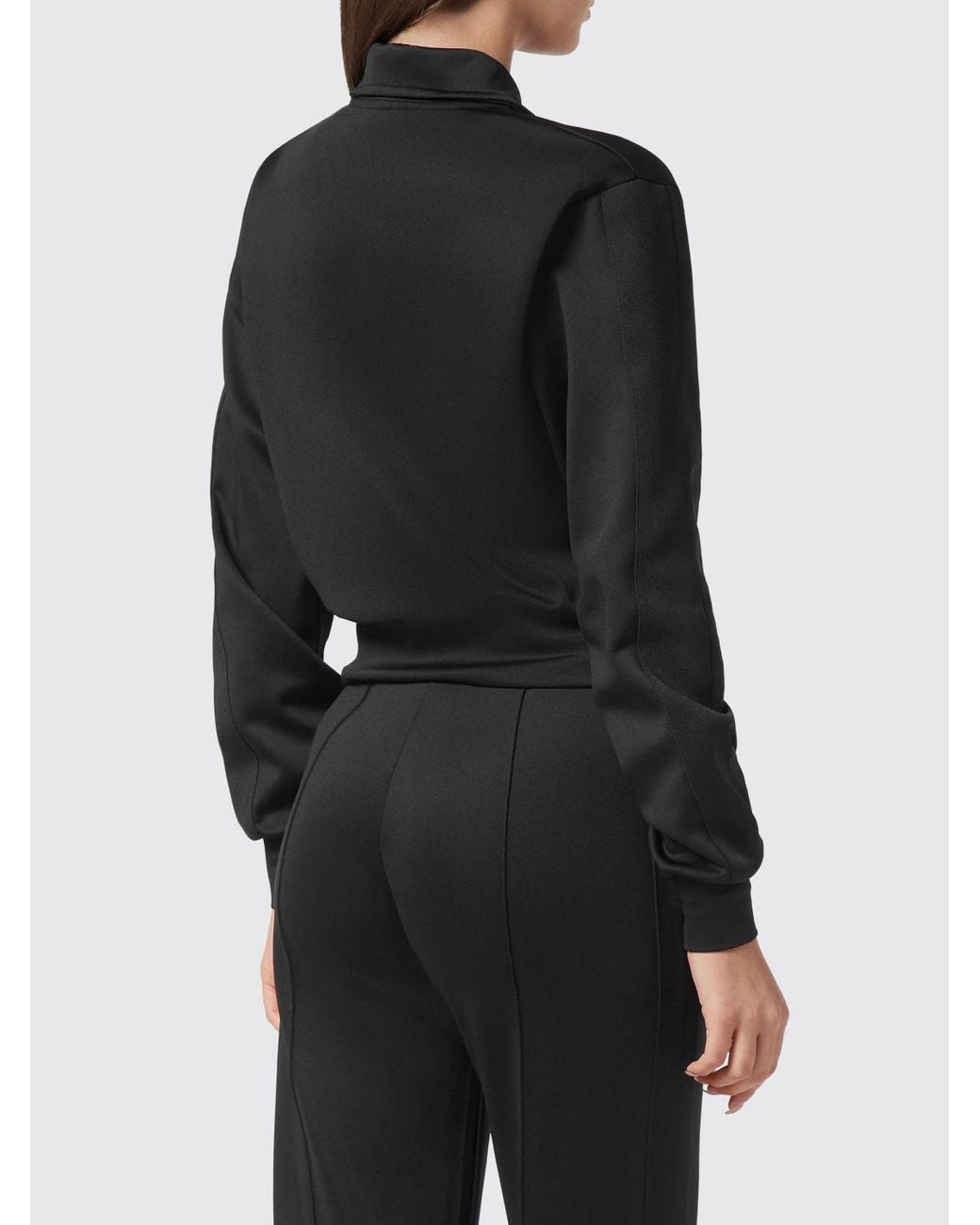 Philipp Plein Black Cotton Hoodie