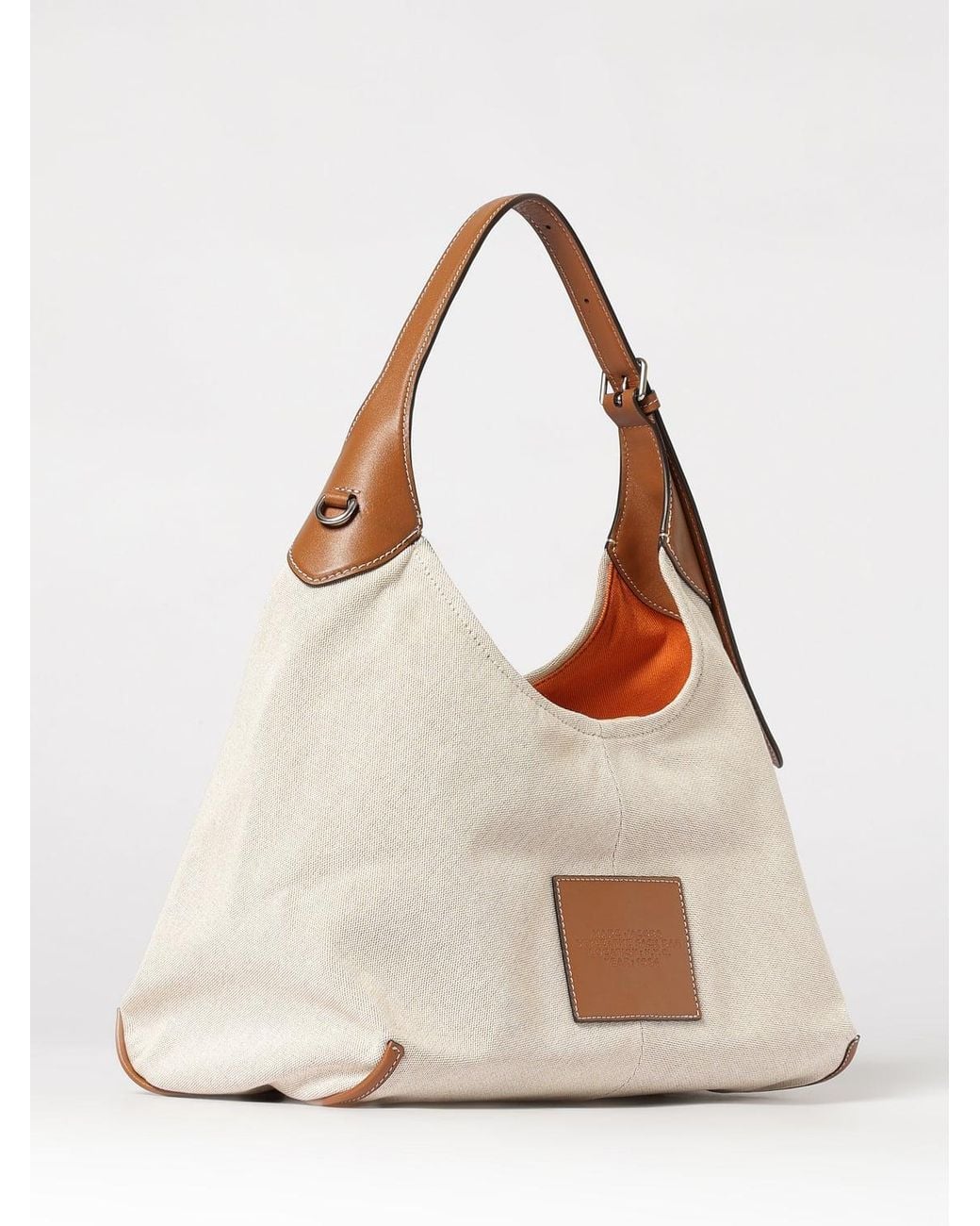 Marc Jacobs Natural The Sack Canvas Shoulder Bag