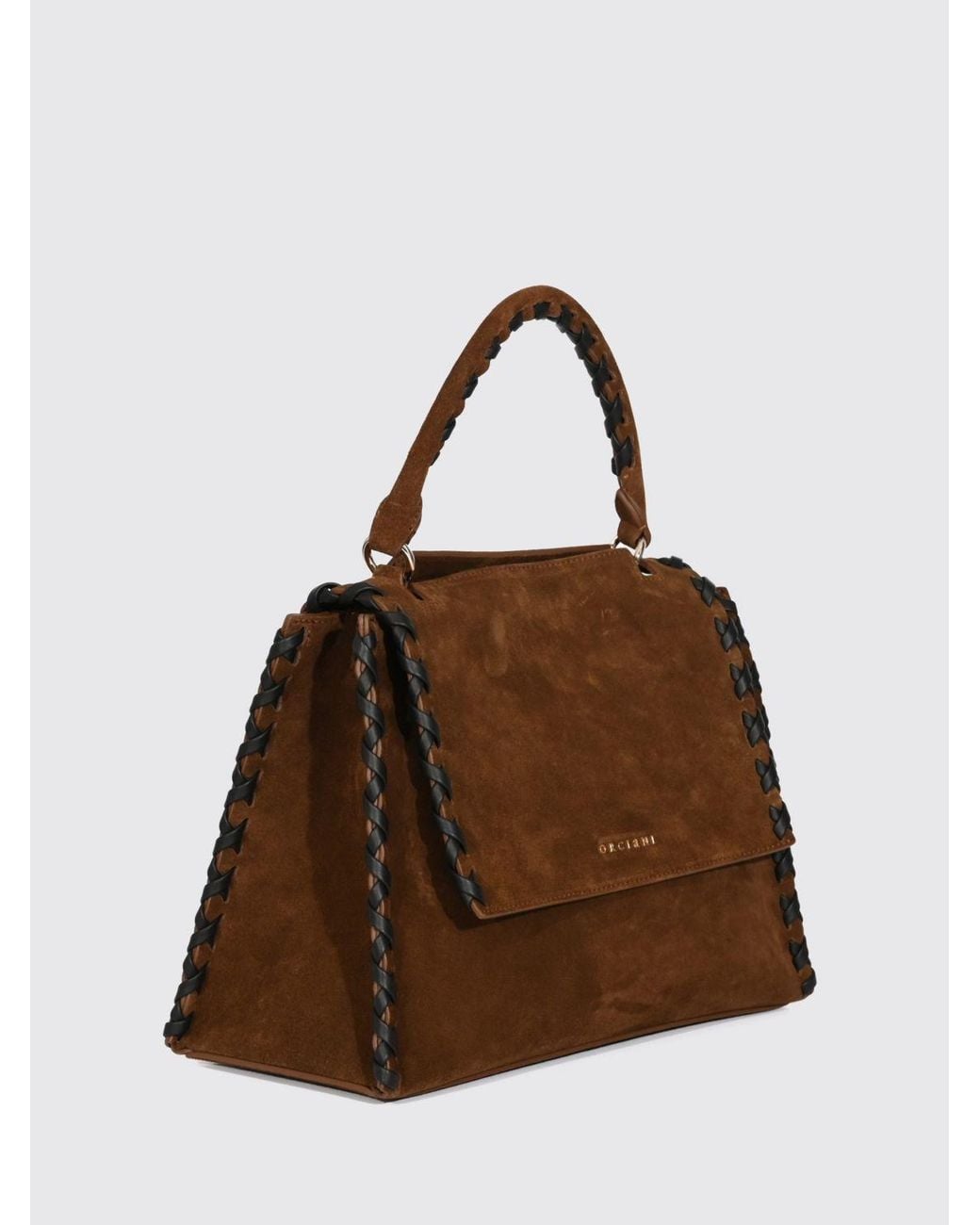 Orciani Brown Shoulder Bag