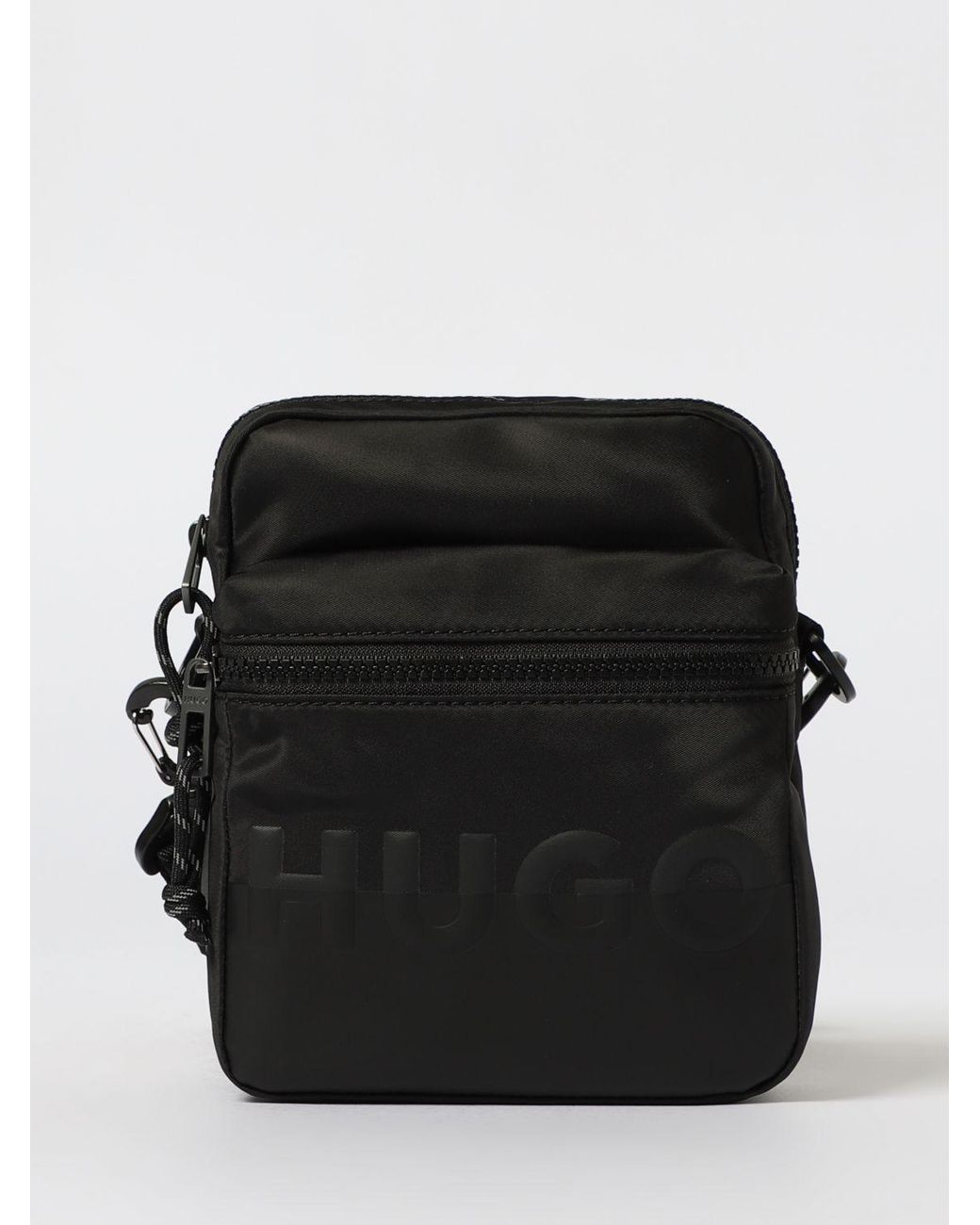HUGO Logo Bag in Black for Men | Lyst