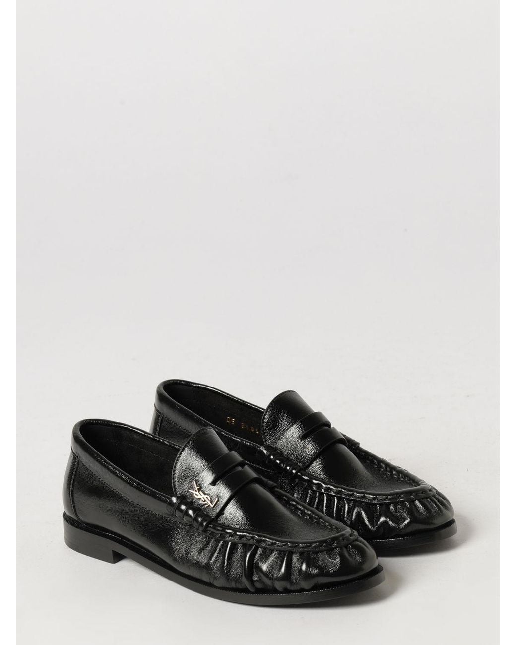 Saint Laurent White Le Loafer Penny Loafers
