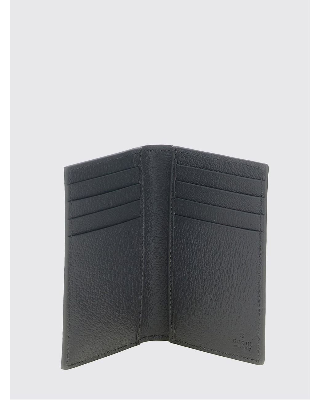 Gucci Black Bifold Card Holder for men