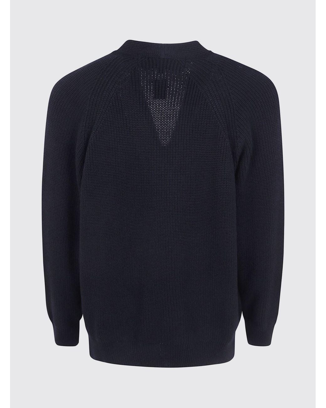 Comme des Garçons Blue Comme Des GarÇ Ons Homme Plus V-Neck Zip-Up Cardigan for men
