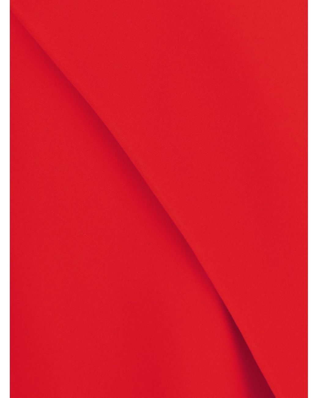 Balenciaga Red Silk Midi Dress