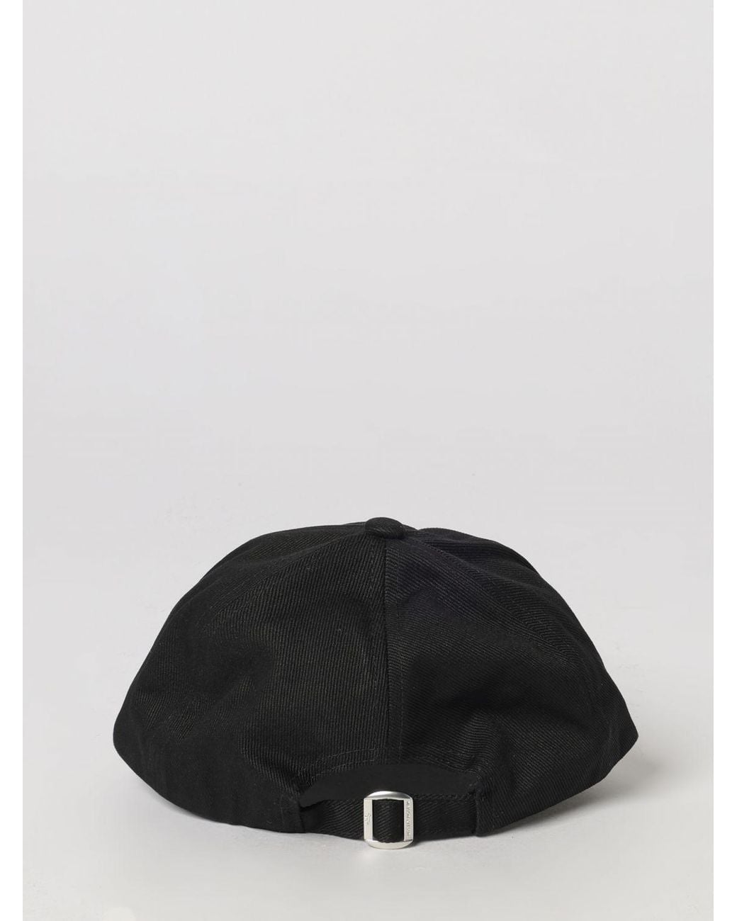 Maison Kitsuné Black Maison Kitsun&Eacute Cotton Twill Baseball Cap With Embroidered Logo for men