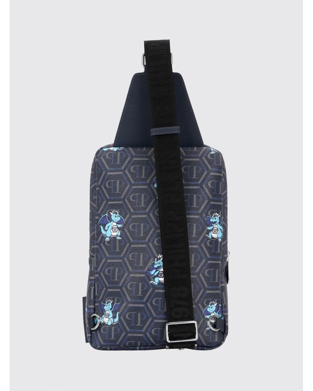 Borsa A Tracolla di Philipp Plein in Blue da Uomo