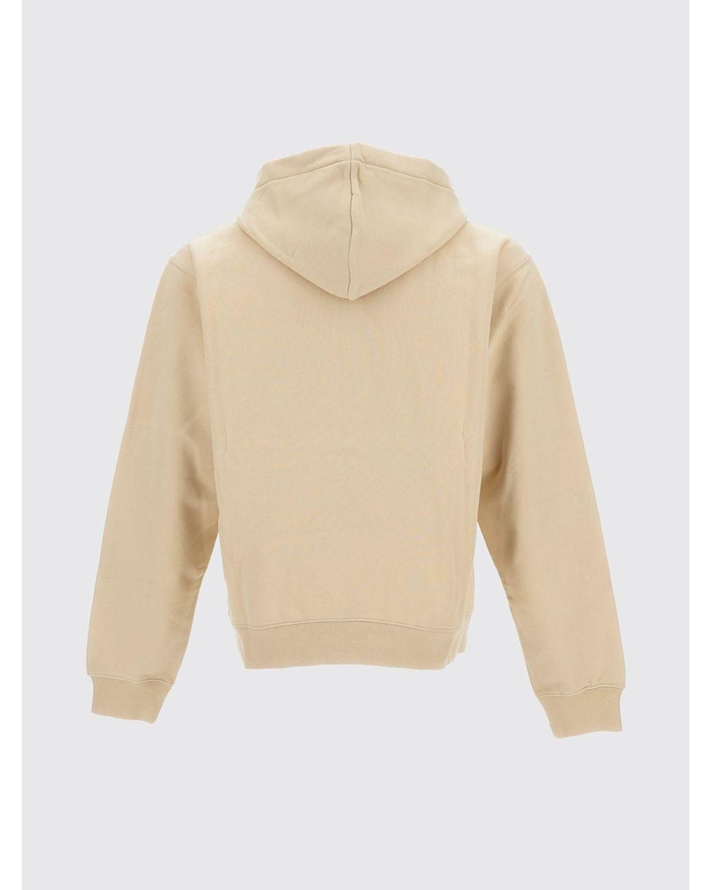 Jacquemus Natural Hooded Sweatshirt With Logo for men