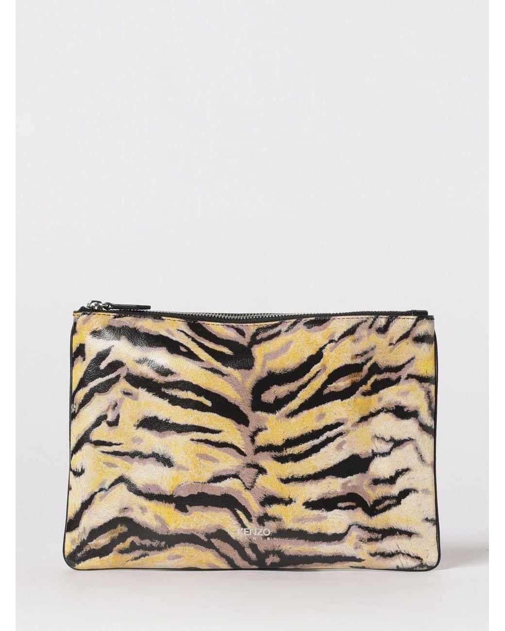 Clutch Tiger di KENZO in Metallic da Uomo