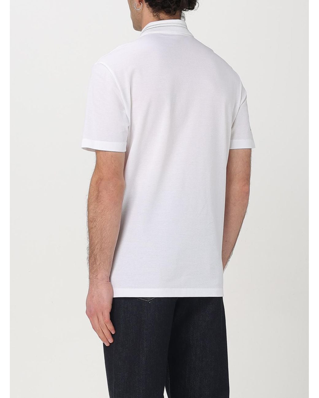 Polo di Versace in White da Uomo