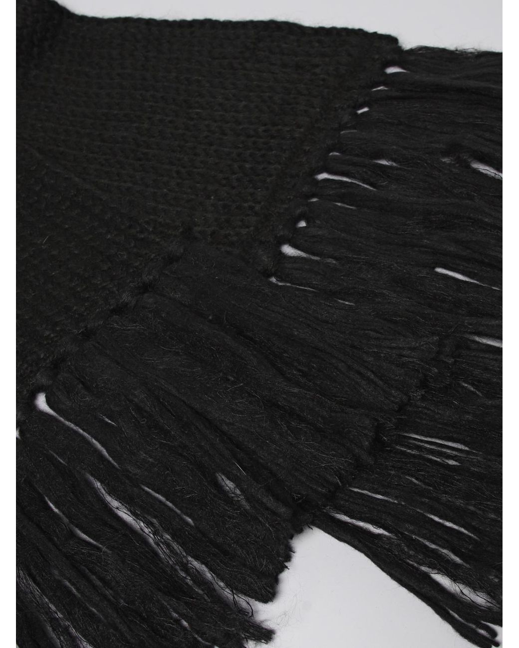 Ermanno Scervino Black Scarf