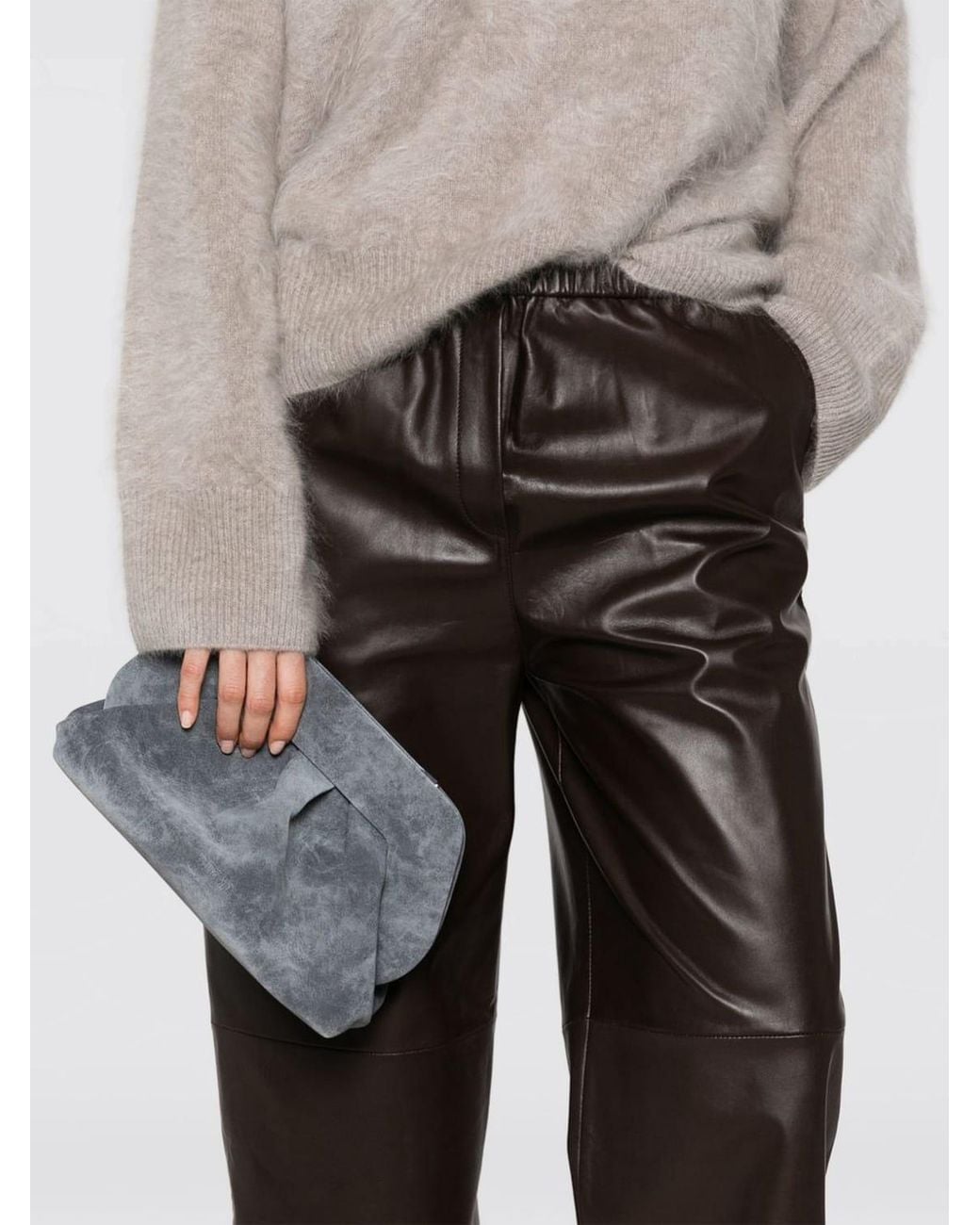 THEMOIRÈ Gray Themoir&Egrave Handbag