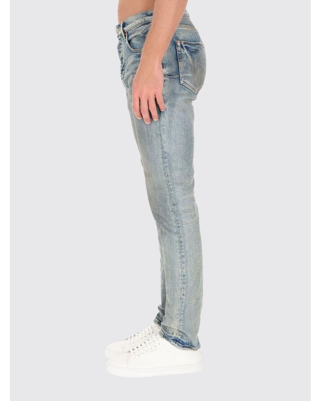 Purple Blue Jeans for men