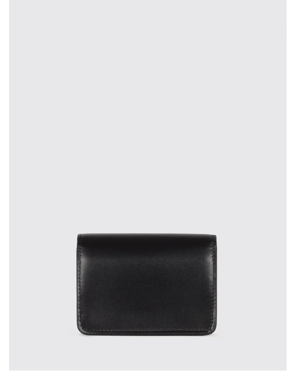 Saint Laurent White Leather Card Holder for men