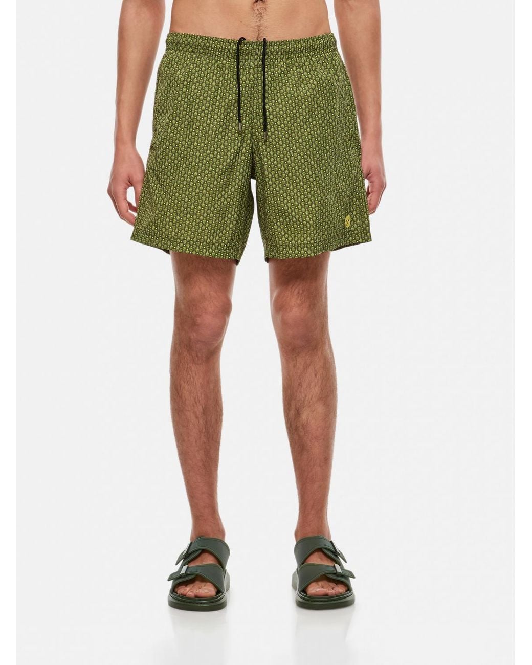 Alexander McQueen Green Swimsuit for men