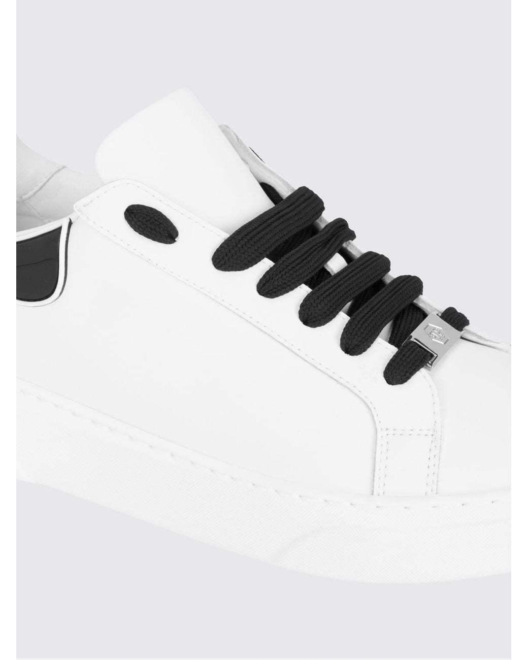 Philipp Plein White Low-Top Trainers for men