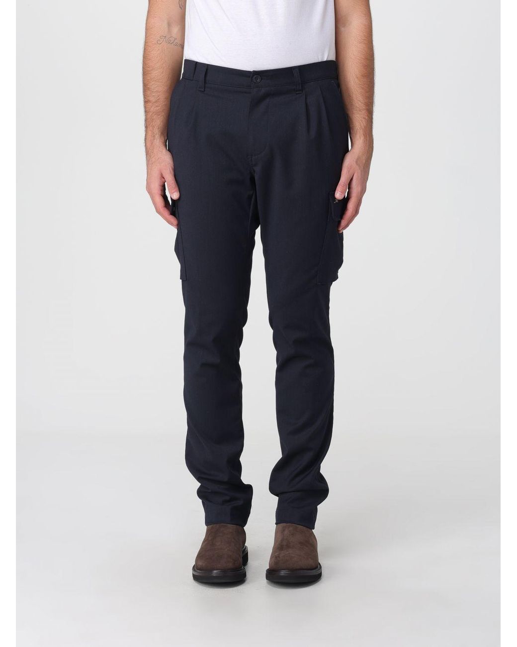 Mason's Blue Trousers for men