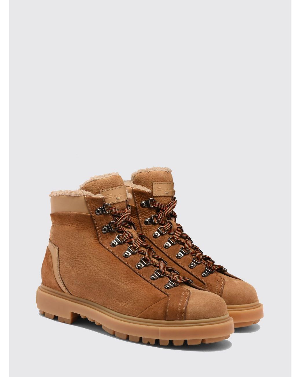 Santoni Stiefeletten Herren in Brown für Herren