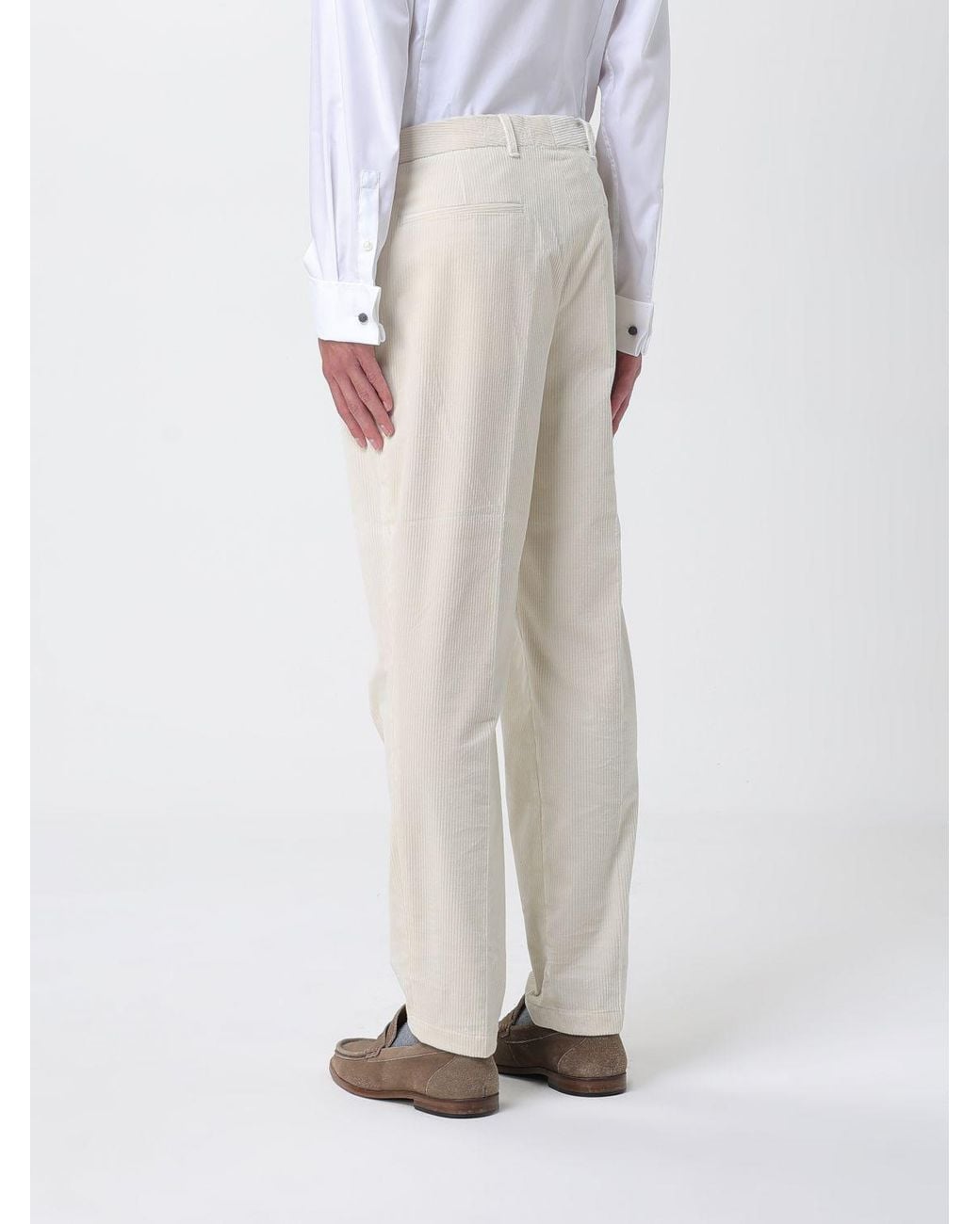 Boss White Trousers for men