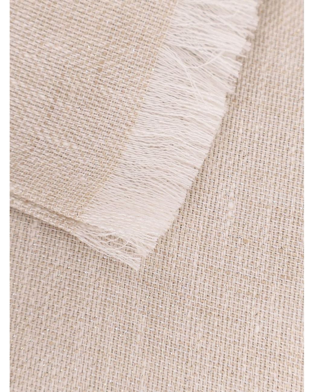 Brunello Cucinelli Natural Linen Scarf