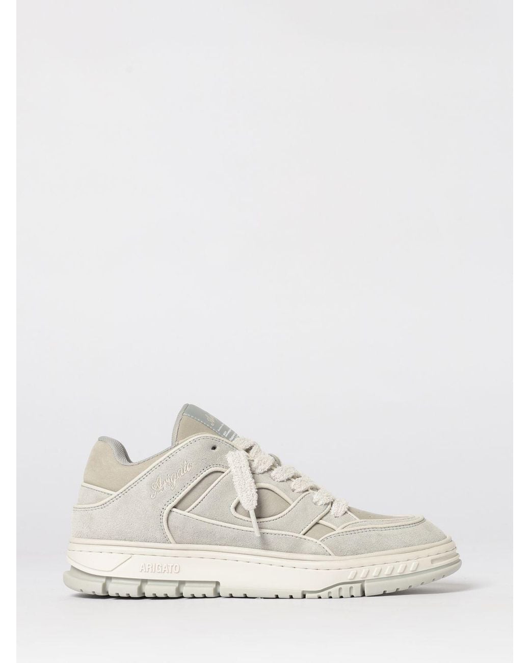 Axel Arigato White Area Lo Suede Sneakers for men