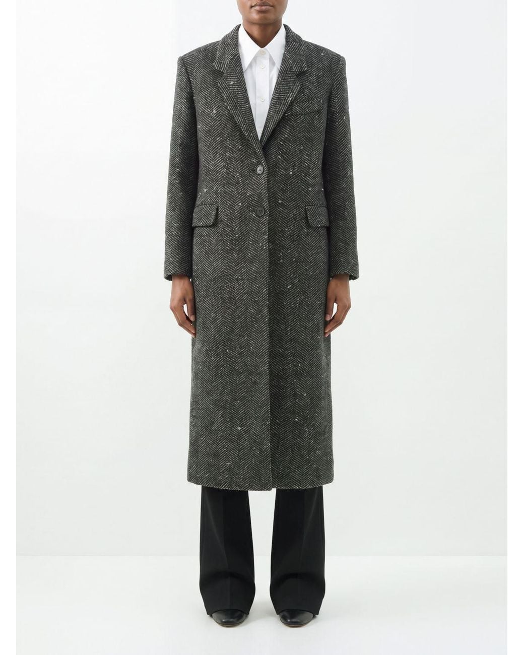 Isabel Marant Multicolor Single-Breasted Long Coat