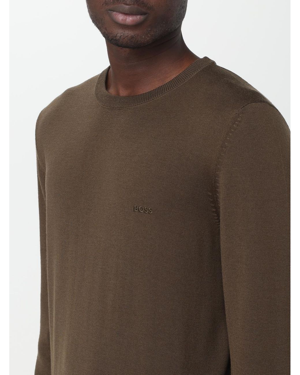 Boss Brown Sweater for men
